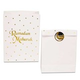 Haza - Witbaard Leckerli-Tüte Ramadan Mubarak Papier | 12 Stück Haza - Witbaard Leckerli-Tüte Ramadan Mubarak Papier | 12 Stück