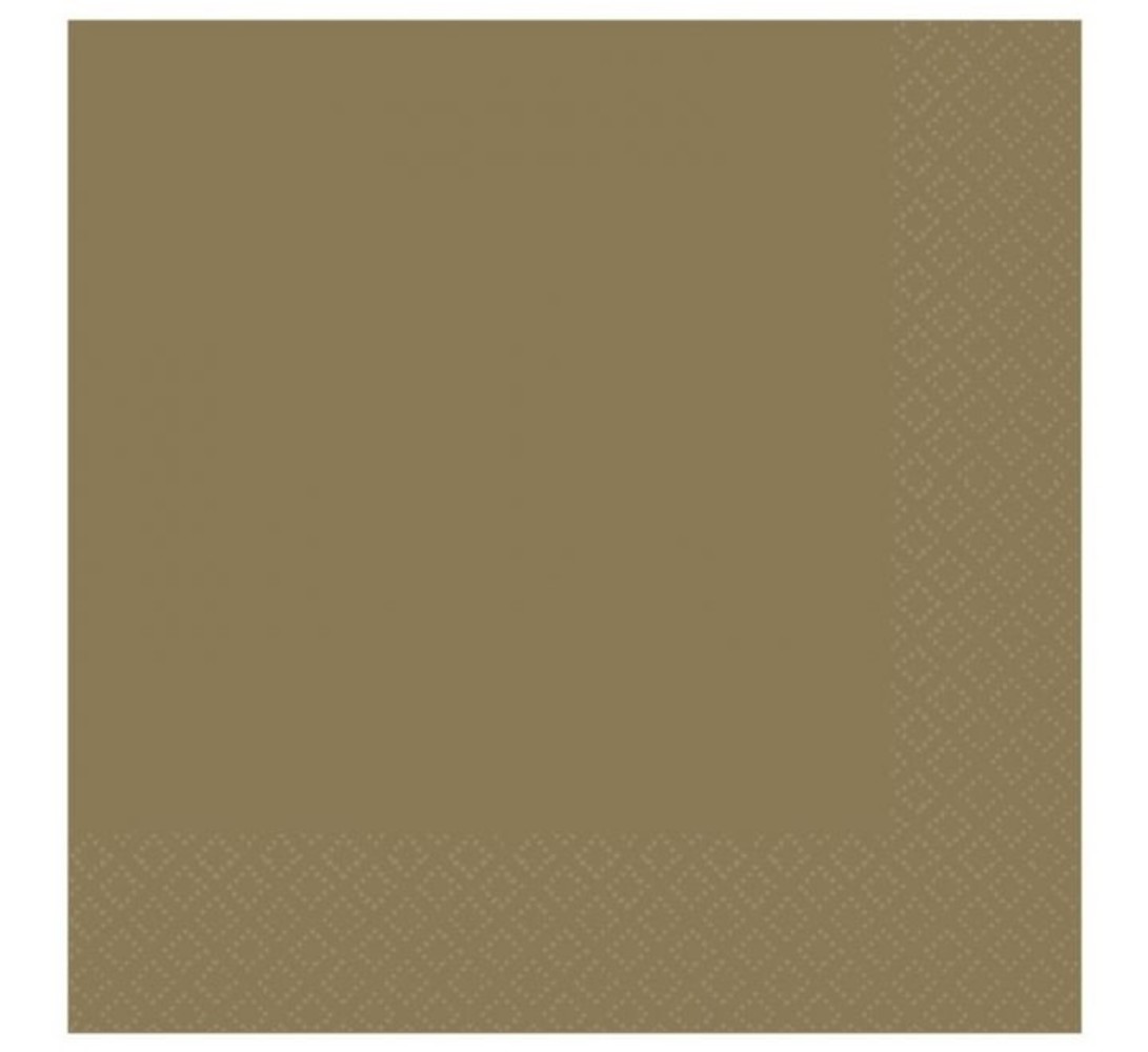 Amscan Servetten Creme Brulee 33x33cm | 20 stuks Amscan Servetten Creme Brulee 33x33cm | 20 stuks