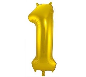 Paper Dreams Ballonfolie 1 Gold | 86 cm Paper Dreams Ballonfolie 1 Gold | 86 cm