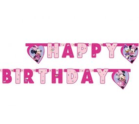 Procos Party Minnie Mouse Junior Letterslinger 2m x 16,5cm | per stuk Procos Party Minnie Mouse Junior Letterslinger 2m x 16,5cm | per stuk