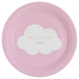 Amscan Plaques arc-en-ciel et nuage 18cm | 8 pièces Amscan Plaques arc-en-ciel et nuage 18cm | 8 pièces