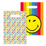 Amscan Smiley Papieren Traktatiezakjes 16x23cm | 8 stuks