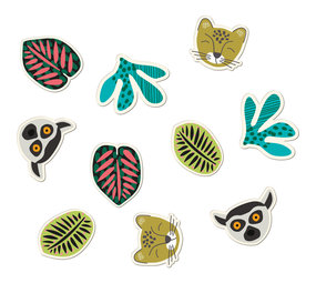 Folat Zoo Party Tafelconfetti | 45 stuks Folat Zoo Party Tafelconfetti | 45 stuks