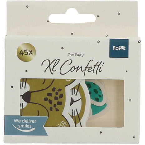 Folat Zoo Party Table Confetti | 45 pieces Folat Zoo Party Table Confetti | 45 pieces