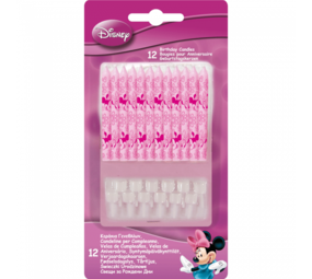 Minnie Mouse Tortenkerzen | 12 Stück