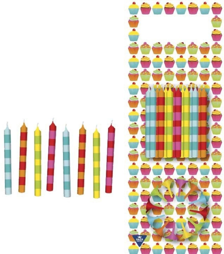 Tuf-Tuf Bougies avec support Yummie 6cm | 12 pièces Tuf-Tuf Bougies avec support Yummie 6cm | 12 pièces