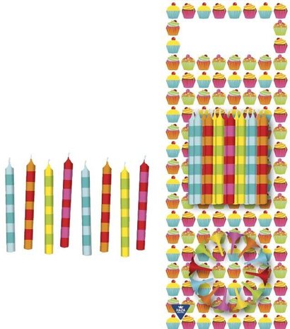 Tuf-Tuf Bougies avec support Yummie 6cm | 12 pièces Tuf-Tuf Bougies avec support Yummie 6cm | 12 pièces