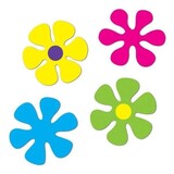 Tuf-Tuf Raam Stickers Hippie Bloemen | 24 per vel Tuf-Tuf Raam Stickers Hippie Bloemen | 24 per vel