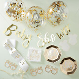 Ginger Ray Baby Shower Dekorationsset XL Gold | 55-teilig