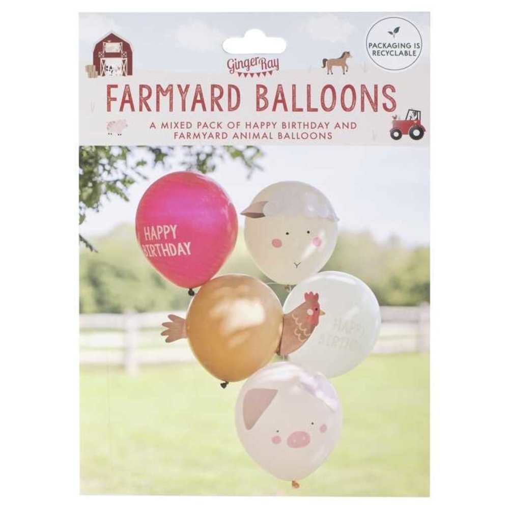 Ginger Ray On the Balloons farm | 5 pieces