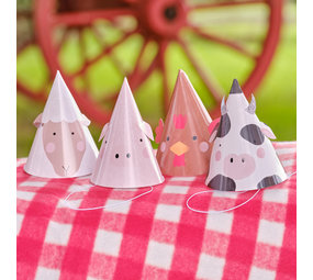 Ginger Ray Auf dem Bauernhof  Hüte | 8 Stück Ginger Ray Auf dem Bauernhof  Hüte | 8 Stück