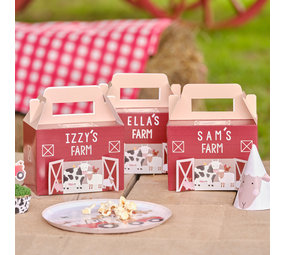 Ginger Ray On the farm treats boxes 5 pieces Ginger Ray On the farm treats boxes 5 pieces
