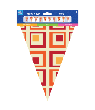 Paper Dreams 70's flag line 10m | per Unit