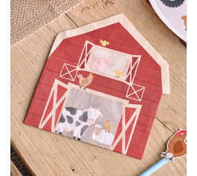 Ginger Ray On the farm napkins | 16 pieces Ginger Ray On the farm napkins | 16 pieces