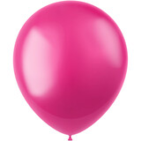 Folat Luftballons Fuchsia Pink Metallic 33cm | 10 Stück