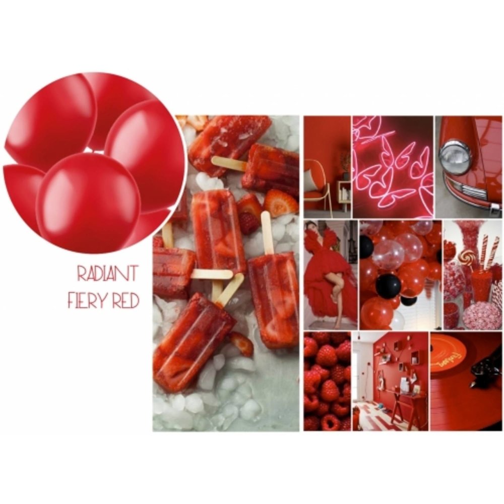 Folat Balloons Red Metallic 33cm | 10 pieces Folat Balloons Red Metallic 33cm | 10 pieces
