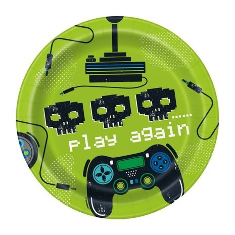Unique Party Gamer Birthday signs 17cm | 8 pieces Unique Party Gamer Birthday signs 17cm | 8 pieces
