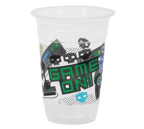 Unique Party Gobelets anniversaire Gamer 473ml | 8 pièces