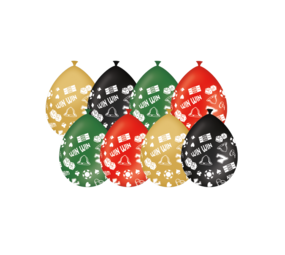 Paper Dreams Casino-Motiv-Ballons | 8 Stück Paper Dreams Casino-Motiv-Ballons | 8 Stück