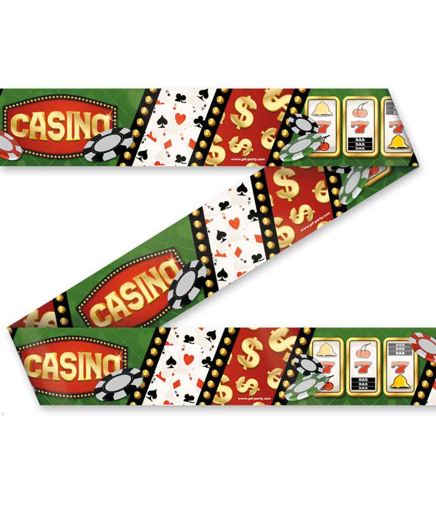 Paper Dreams Casino Thema Afzetlint | 12 meter Paper Dreams Casino Thema Afzetlint | 12 meter