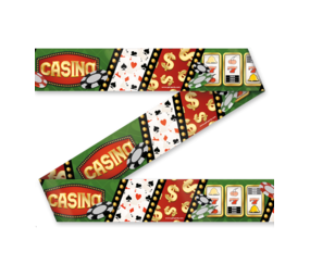 Paper Dreams Casino Thema Afzetlint | 12 meter Paper Dreams Casino Thema Afzetlint | 12 meter