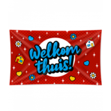 Paper Dreams Welcome Home Cartoon XXL Facade Flag | 150x90cm Paper Dreams Welcome Home Cartoon XXL Facade Flag | 150x90cm