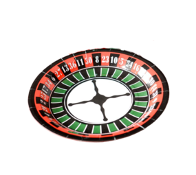 Paper Dreams Casino Bord 22cm | 10 pieces Paper Dreams Casino Bord 22cm | 10 pieces