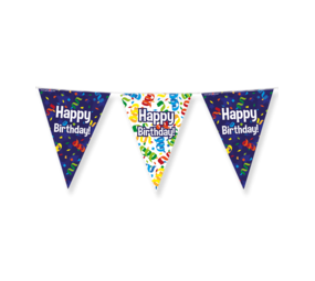 Paper Dreams Guirlande Happy Birthday Cartoon | 10 mètres Paper Dreams Guirlande Happy Birthday Cartoon | 10 mètres