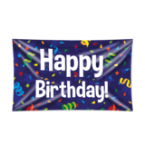 Paper Dreams Happy Birthday Cartoon XXL Facade flag | 90x150cm Paper Dreams Happy Birthday Cartoon XXL Facade flag | 90x150cm