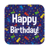 Paper Dreams Plaque de porte Happy Birthday Cartoon | 50x50cm