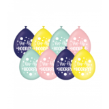 Paper Dreams Hip Hip Hooray Ballonnen 30cm | 8 stuks