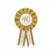 Paperdreams Altersrosette 40 Jahre Weiß/Gold 14cm | je Paperdreams Altersrosette 40 Jahre Weiß/Gold 14cm | je