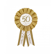 Paperdreams Altersrosette 50 Jahre Weiß/Gold 14cm | je Paperdreams Altersrosette 50 Jahre Weiß/Gold 14cm | je
