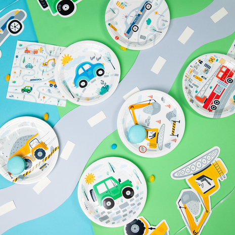 Tuf-Tuf Vehicles signs 18cm | 6 pieces