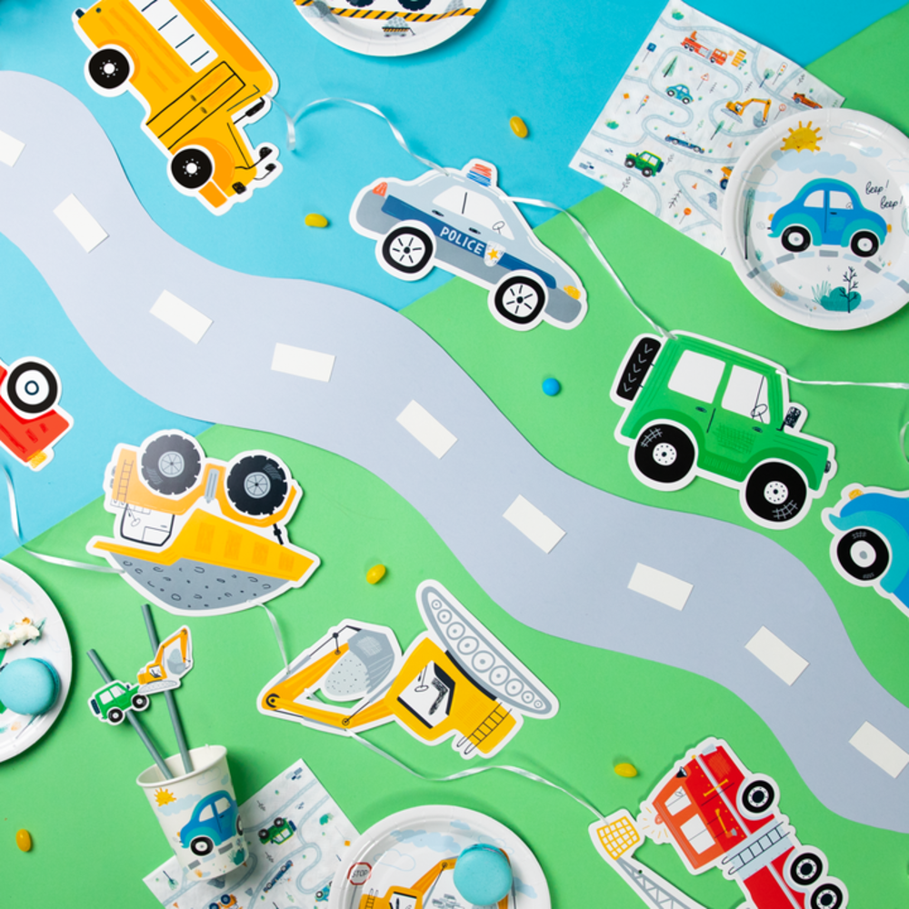 Tuf-Tuf Vehicles signs 18cm | 6 pieces