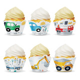 Tuf-Tuf Voertuigen Cupcake Wrappers | 6 stuks Tuf-Tuf Voertuigen Cupcake Wrappers | 6 stuks