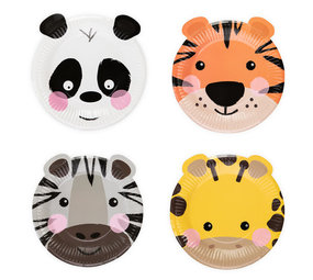 Tuf-Tuf Assiettes Animaux 18cm | 4 pièces