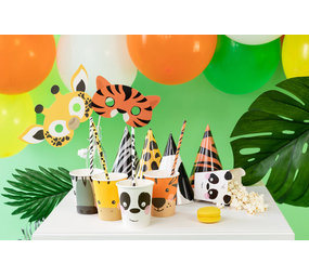 Tuf-Tuf Party Tier Strohhalme 20cm | 10 Stück Tuf-Tuf Party Tier Strohhalme 20cm | 10 Stück