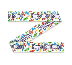 Paper Dreams Happy Birthday Cartoon Tape | 12 Meter