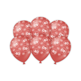 Paper Dreams 40 years of married balloons 6 pieces Paper Dreams 40 years of married balloons 6 pieces