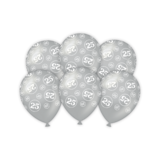Paper Dreams 25 Jaar Getrouwd Ballonnen | 6 stuks Paper Dreams 25 Jaar Getrouwd Ballonnen | 6 stuks