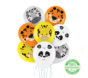 Tuf-Tuf Party Animal Ballonnen 30cm | 8 stuks Tuf-Tuf Party Animal Ballonnen 30cm | 8 stuks