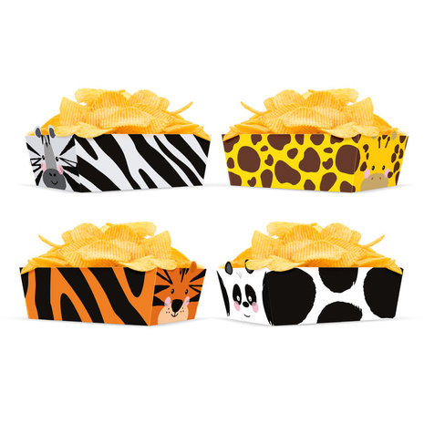 Tuf-Tuf Party Animal Snackbakjes 15x6cm | 4 pieces