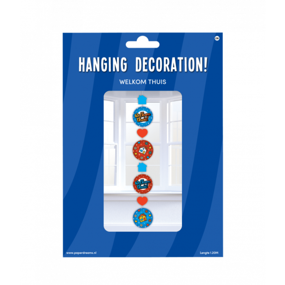 Paper Dreams Décoration suspendue Welcome Home Cartoon | 1 pièces