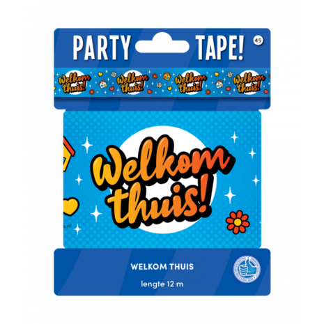 Paper Dreams Welkom Thuis Cartoon Afzetlint | 12m