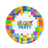 Tuf-Tuf Block Party plates 18cm | 6 pieces Tuf-Tuf Block Party plates 18cm | 6 pieces