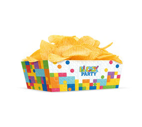 Tuf-Tuf Block Party Snackbakjes 15x6cm | 3 stuks Tuf-Tuf Block Party Snackbakjes 15x6cm | 3 stuks