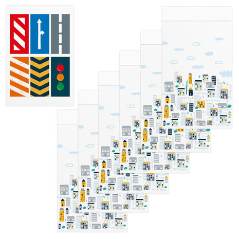 Tuf-Tuf Vehicles Treat Bags 17.5x10cm | 6 pieces Tuf-Tuf Vehicles Treat Bags 17.5x10cm | 6 pieces