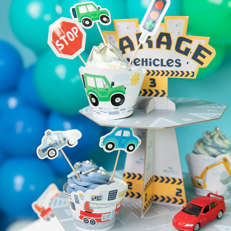 Tuf-Tuf Vehicles Cake Toppers | 8 pieces Tuf-Tuf Vehicles Cake Toppers | 8 pieces