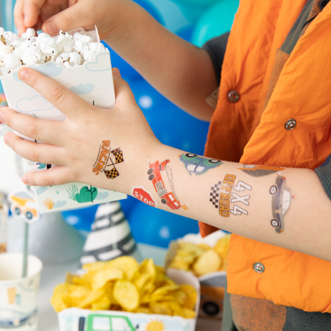 Tuf-Tuf Fahrzeuge Tattoo | Satz von 17 Stück Tuf-Tuf Fahrzeuge Tattoo | Satz von 17 Stück